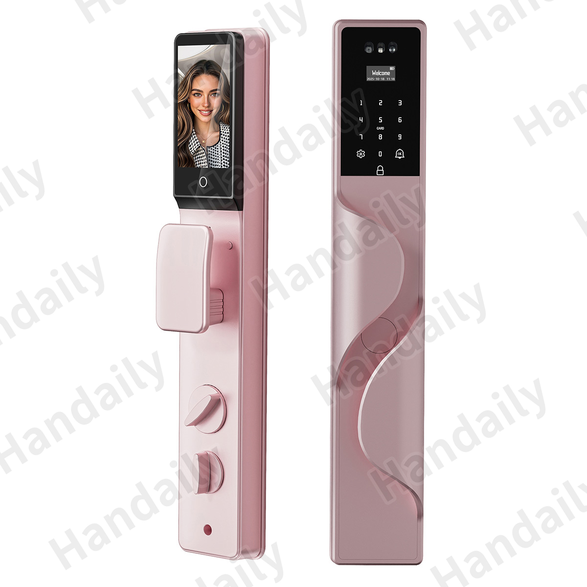 به کلیدها خوشانه بگویید با قفل درب اصلی با شناسایی چهره