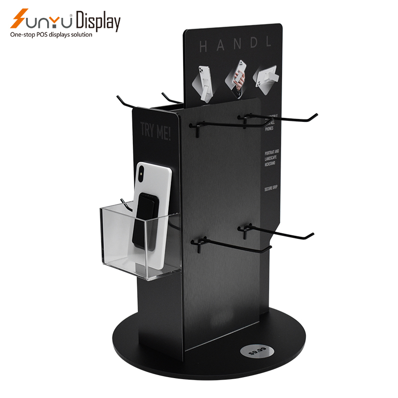 High Quality Metal Phone Case Display Stand With Hook