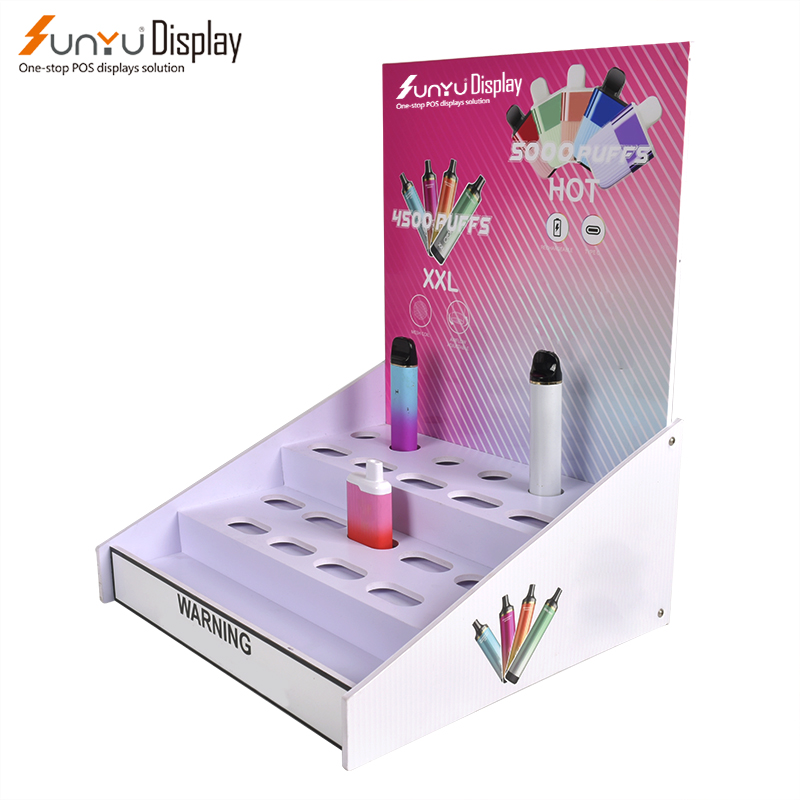 PVC Foam Board Tabletop Vape Display Stand