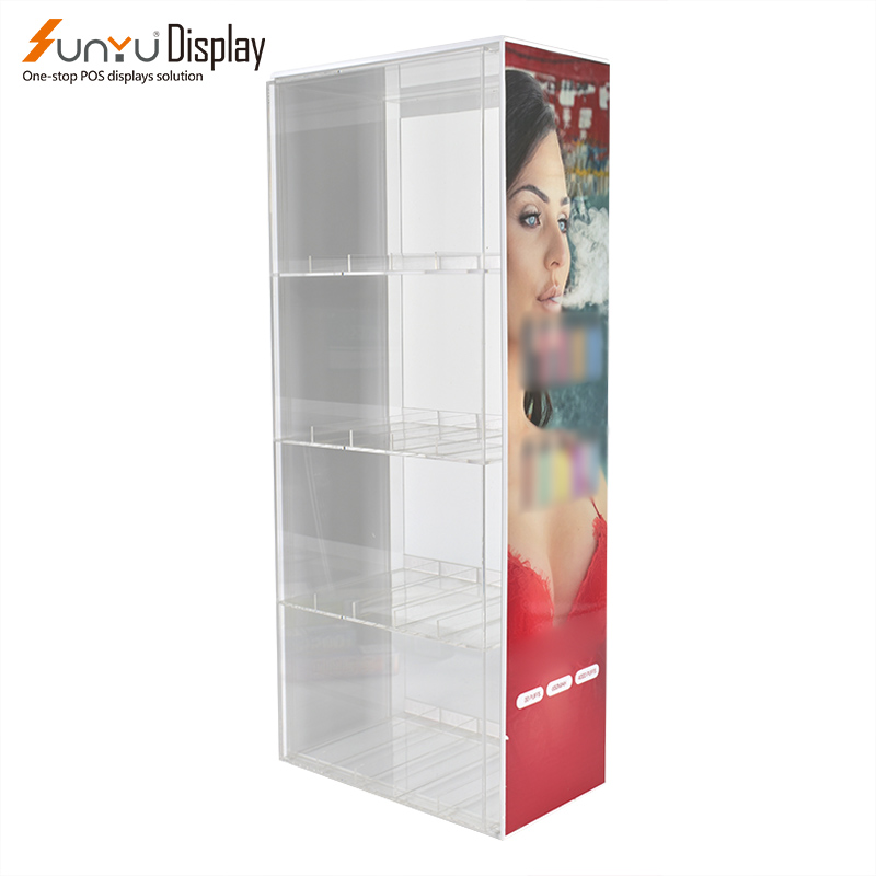 Custom Acrylic Multi-Tiers Vape Display Stand