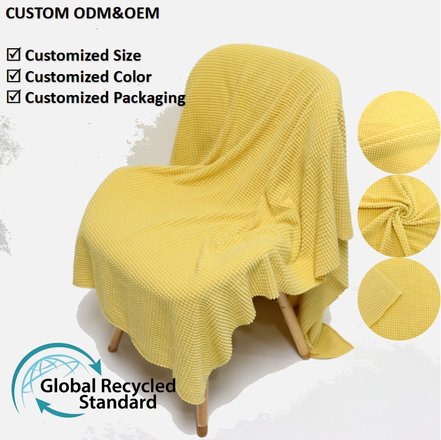 Plush Sofa Throws Sofa Cover Jacquard Elastic Stretch Polyester Couch Cover Sofa Cover in Various Sizes and Colors