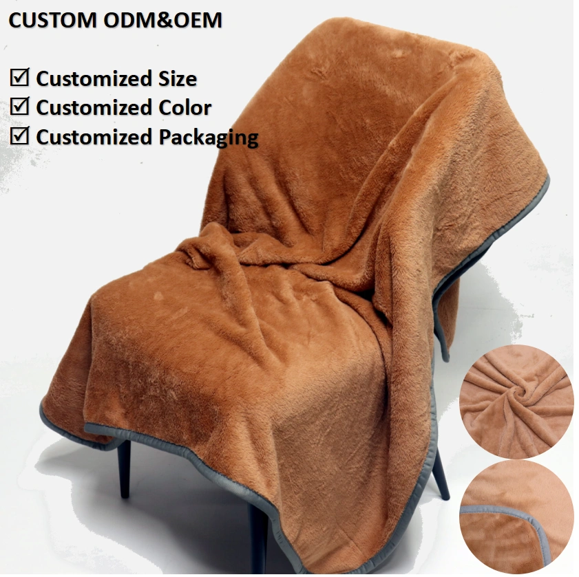 Home Soft Milk Flannel Fleece Throw Blanket, Super Soft Comfy Fluffy Warm Bed Couch Blanket Cover for Living Room Bedroom Home Décor