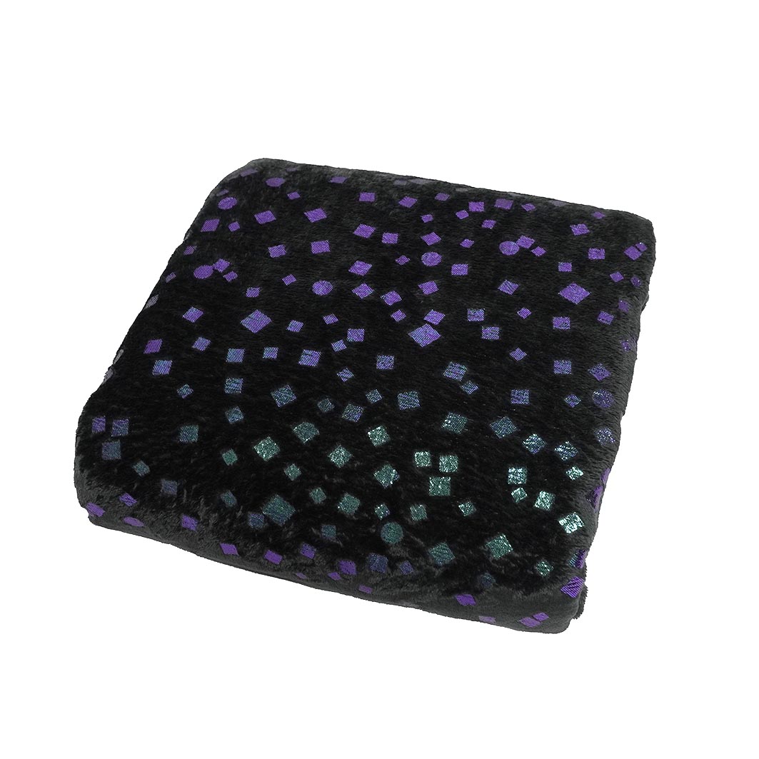 Foil Small Squares Flannel Fabric