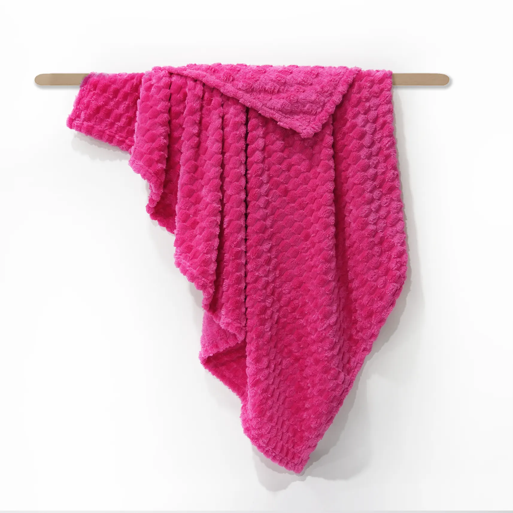 flannel blanket super soft throw blanket premium silky flannel clouds stylish plain jacquard lightweight bed blanket all season-7