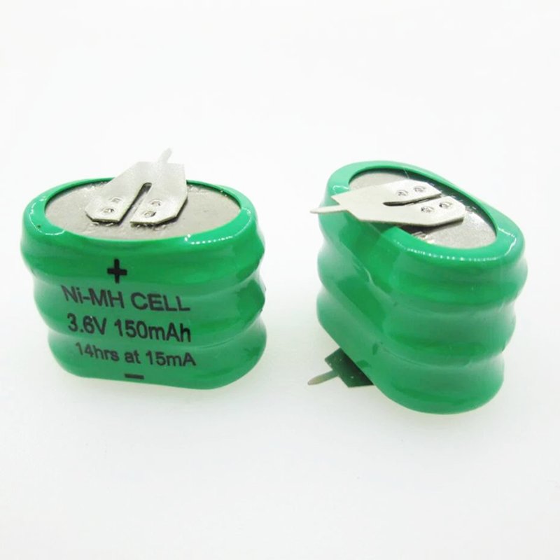 customized Ni-MH button cell battery pack 6V 150mAh replacement NiMH Pack battery with plug Solder