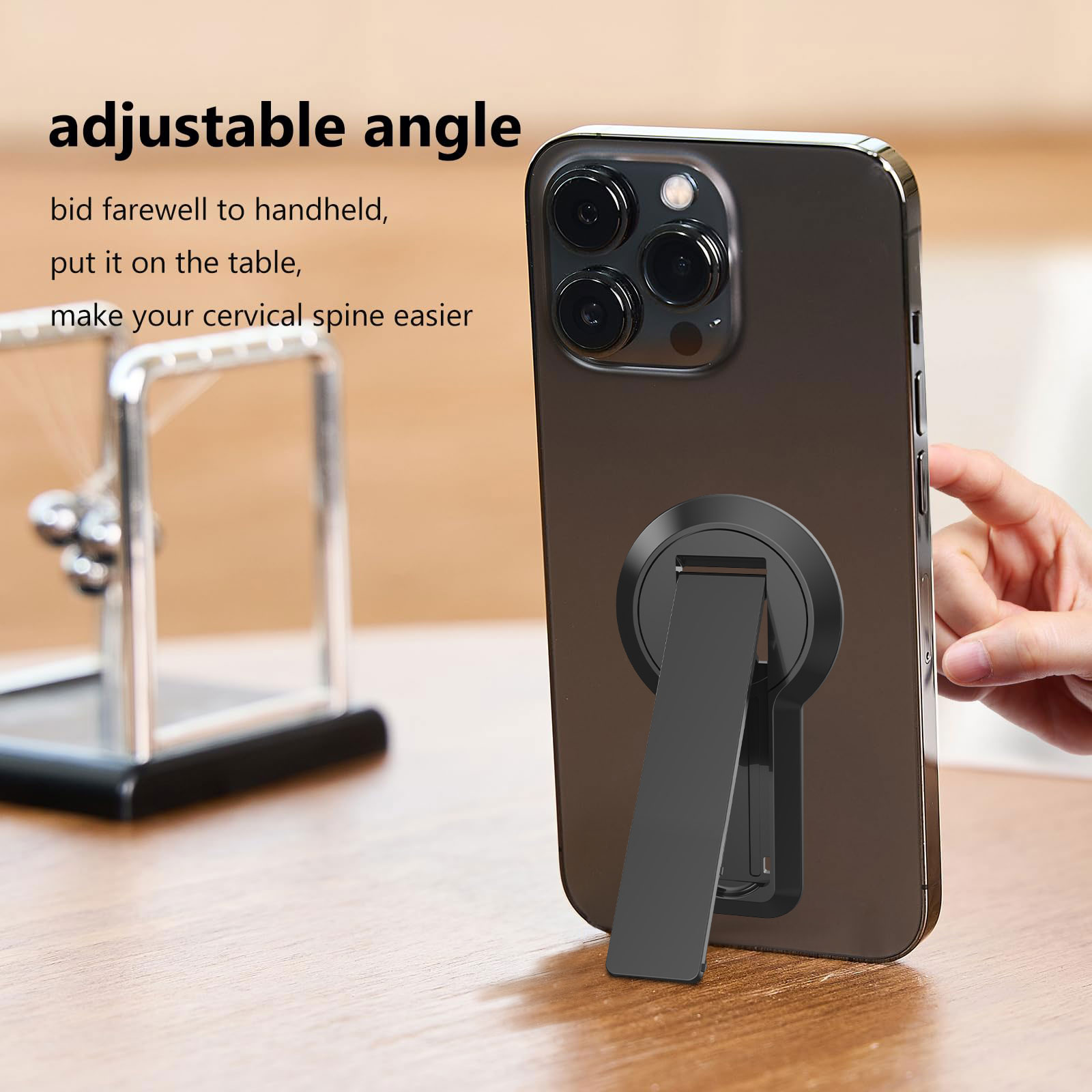 Mobile Phone Bracket Stand Luxury Stable Support Without Shaking Holders Car Rotating Holder 360 Multiple Colors Sjj007 Laudtec