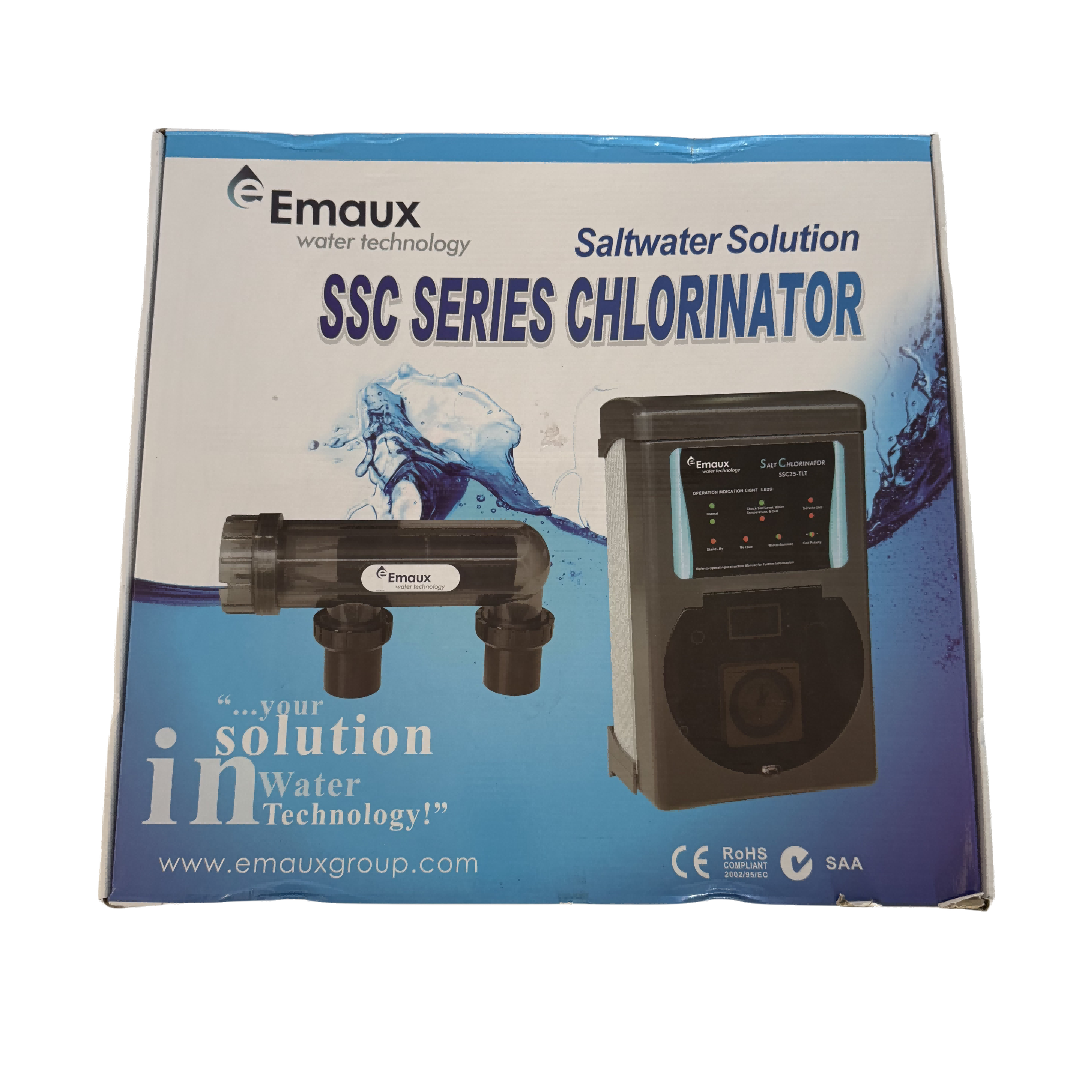 מפיק כלור מסלע לבריכות ומרחצאות