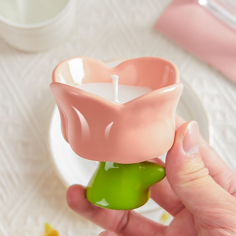 Scented Candle Ceramic Jar Pure Handmade Home Decoration Custom Aromatherapy Environmentally Friendly Soy Wax Material