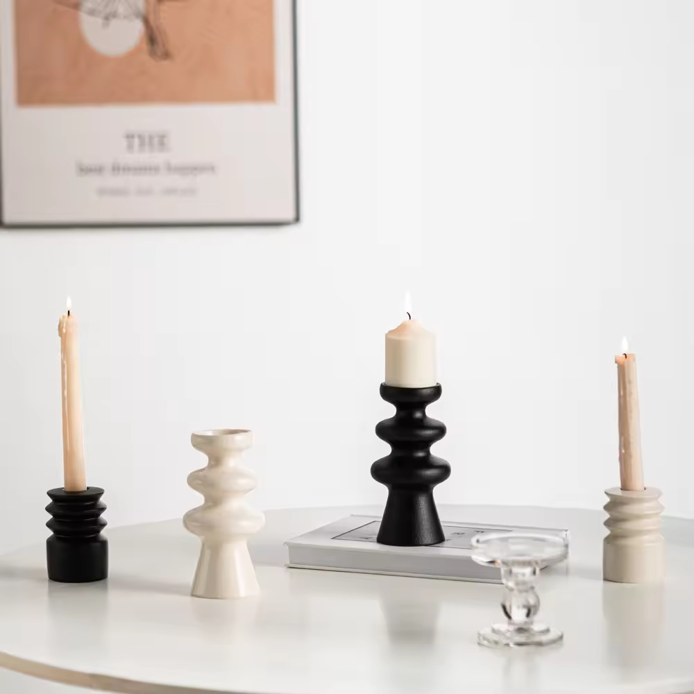 Porta-Logotips Personalitzats Recipients Decoratius de Porcellana Mate Vessells Pots de Ceràmica Porta-Vel·les de Ceràmica