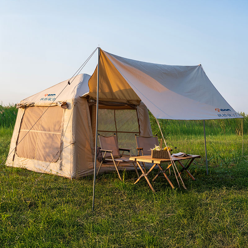MBNM 240D 3-4 People Inflatable Camping Tent