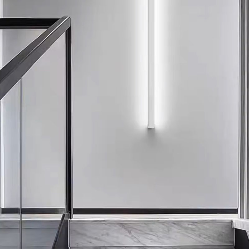 DIY 高品質ブラック＆ホワイトアルミ長方形LEDウォールライト 家庭装飾用