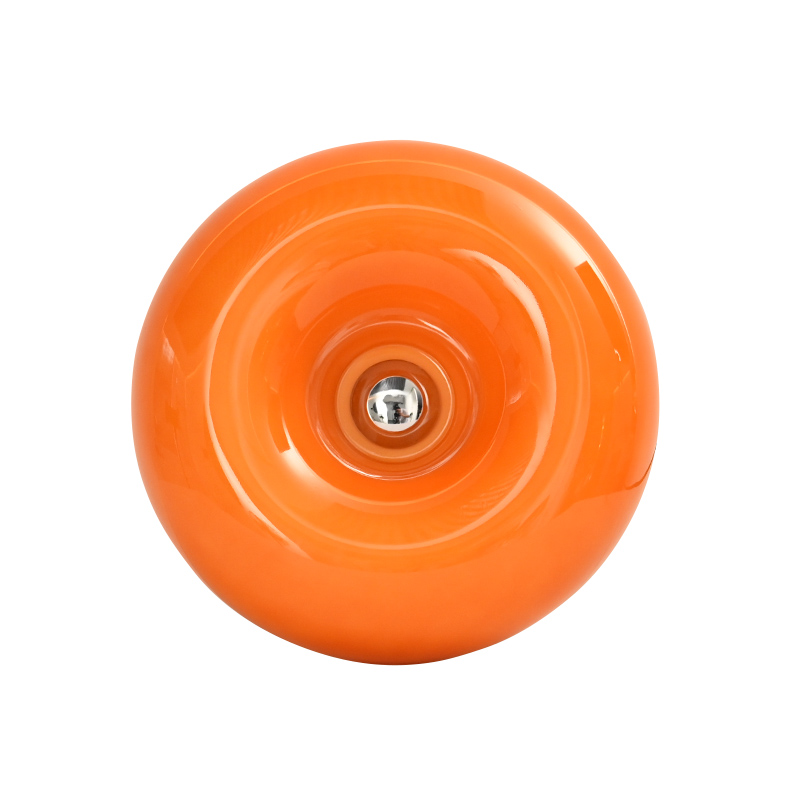 モダンデザイン オレンジ・ホワイト タッチ調光 ガラスLEDデスクデコレーションナイトランプ 寝室用