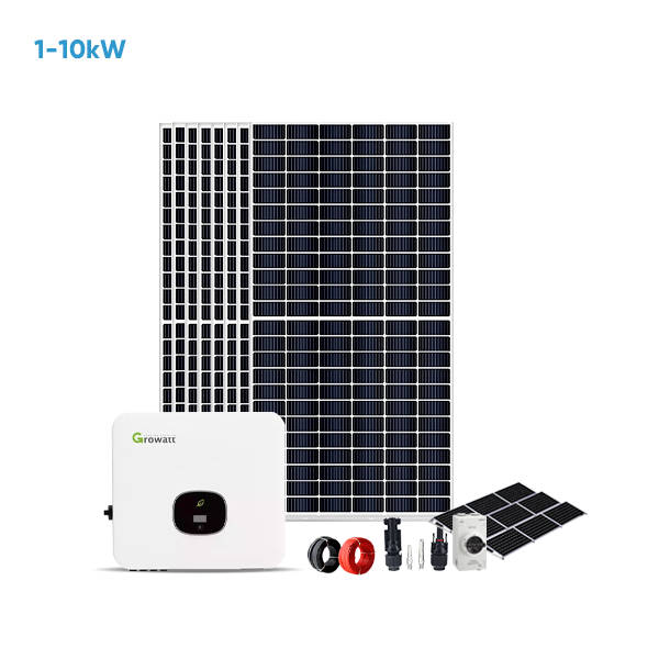מערכת אחסון אנרגיה שמשית מכרה בחממה באירופה 3KW 5KW 8KW 10KW 12KW מערכת אנרגיה שמשית מחוברת לרשת לבית