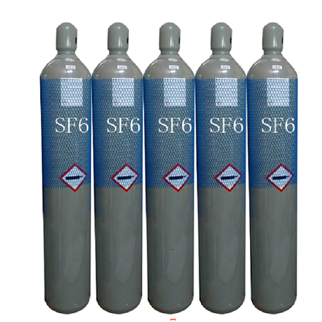 ຂາຍສົ່ງ Electronic Grade Purity 99.999% Sf6 Gas 40L Cylinder 50kg Sulfur Hexafluoride For Sale