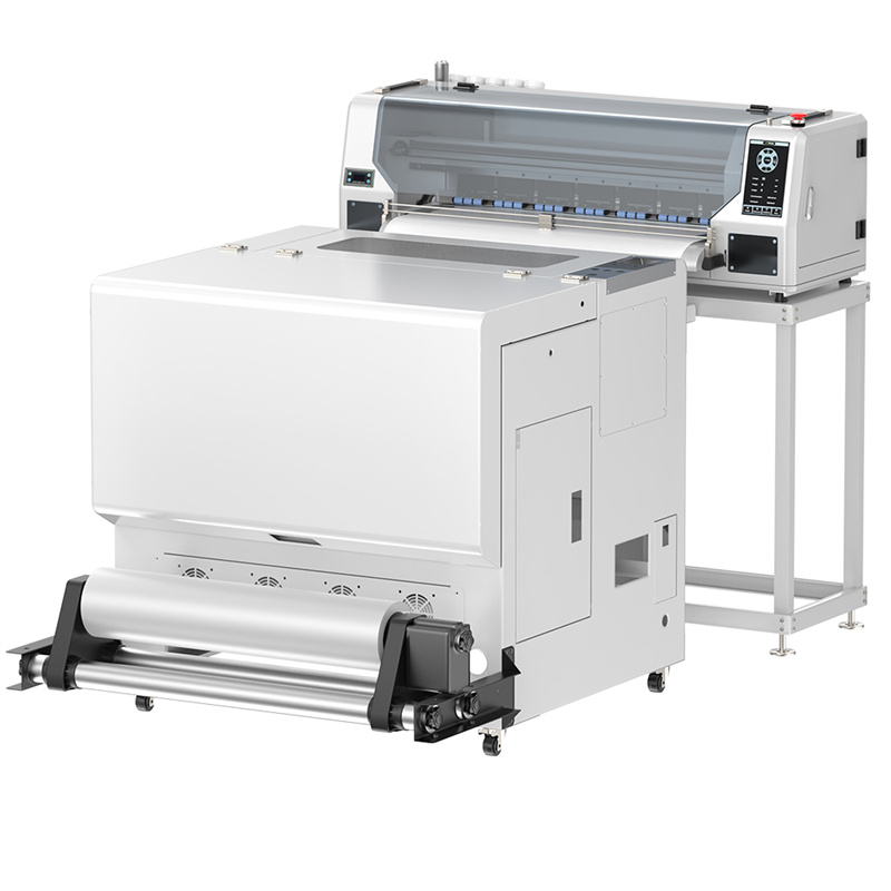 מדפסת DTF ראש כפול Xp600, מדפסת טישרט A1, סרט העברה חום PET, מדפסת DTF 24