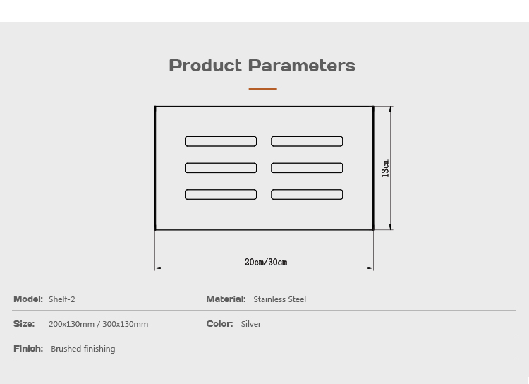 Bathroom shelf Shelf-2 manufacture