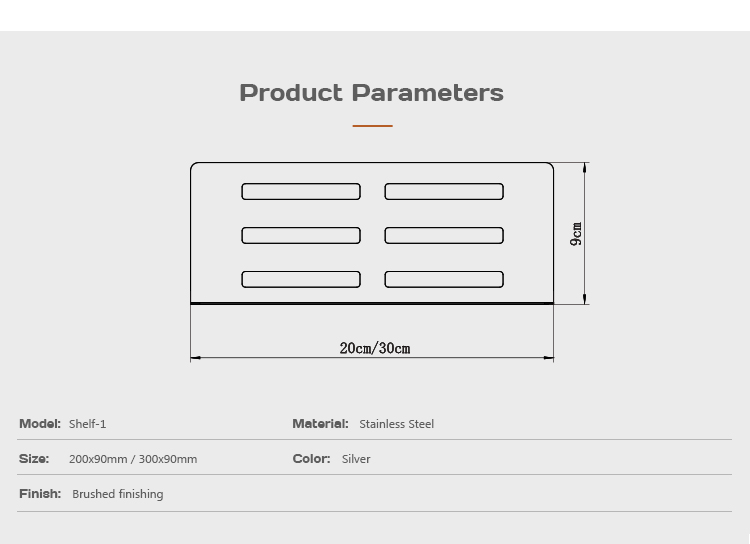 Bathroom shelf Shelf-1 supplier