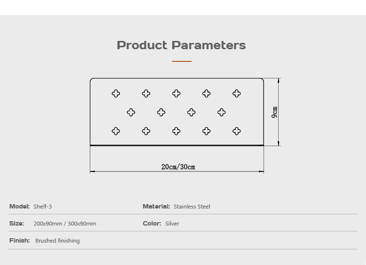 Bathroom shelf Shelf-3 factory