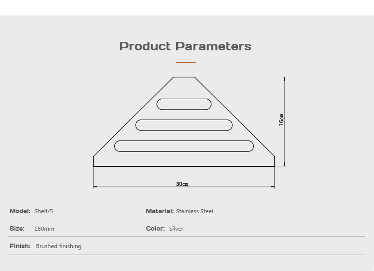 Bathroom shelf Shelf-5 details