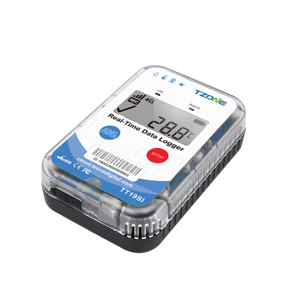 Real Time Iot Solution 4G Temperature And Humidity Data Logger Wifi GPS Data Logger manufacture