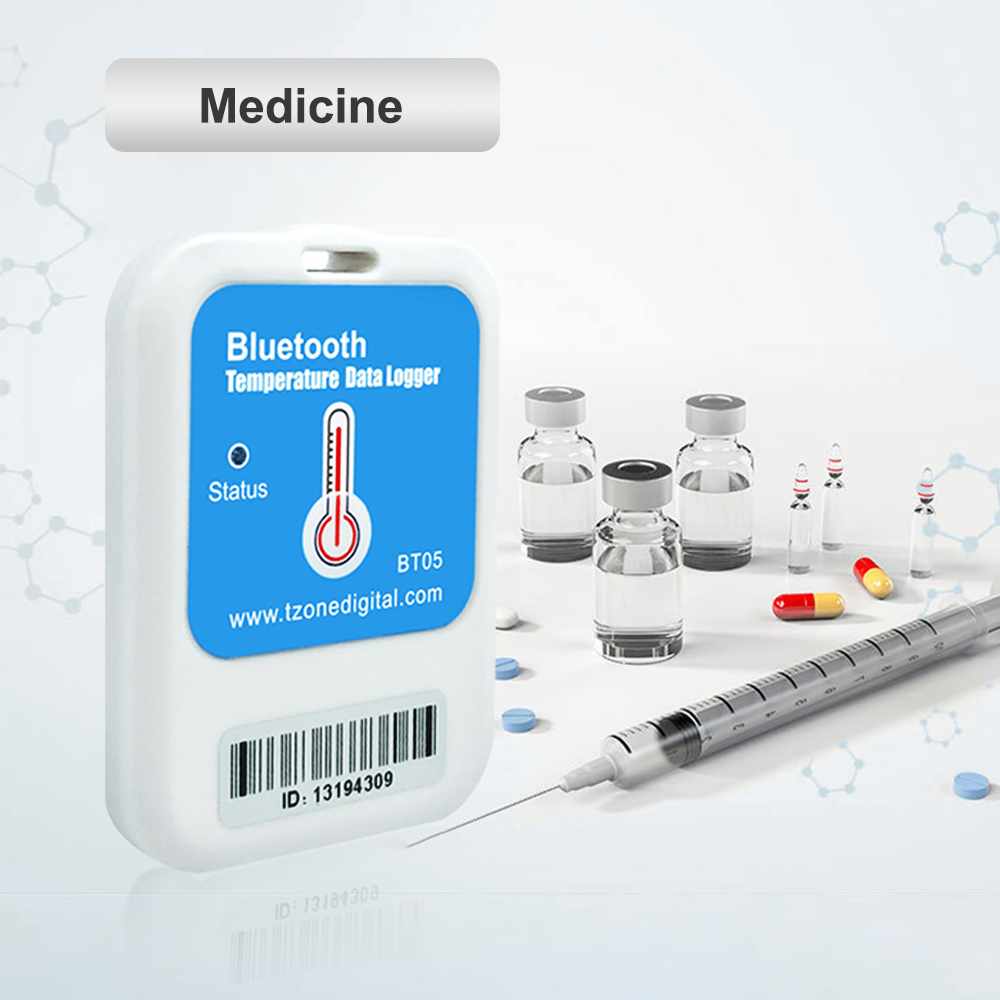 Tzone High Accuracy Wifi Bluetooth Data Logger Temperature Device manufacture