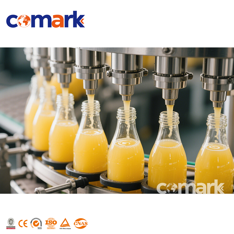 Línia completa automàtica de producció de begudes en ampolles de vidre de 16000BPH