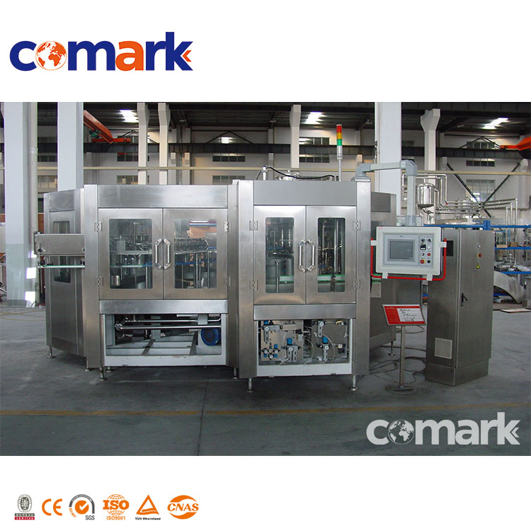 2000BPH Linea di produzione completa di imbottigliamento di bevande idriche gassate