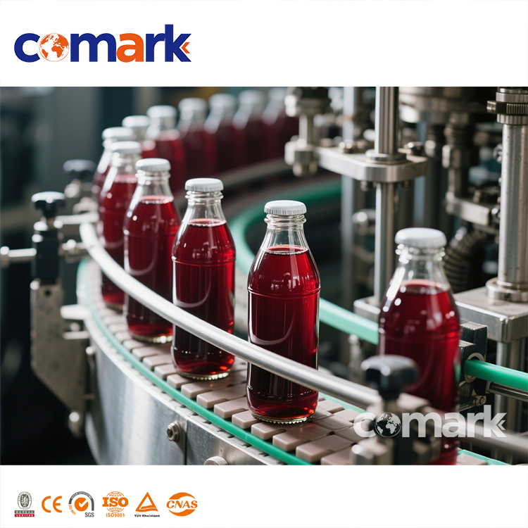 20000BPH Automatisk glasflaske drikkevæske komplet linjefyldningsmaskine