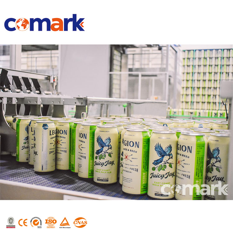 4000CPH Aluminium Canned Beverage Filling Production Line