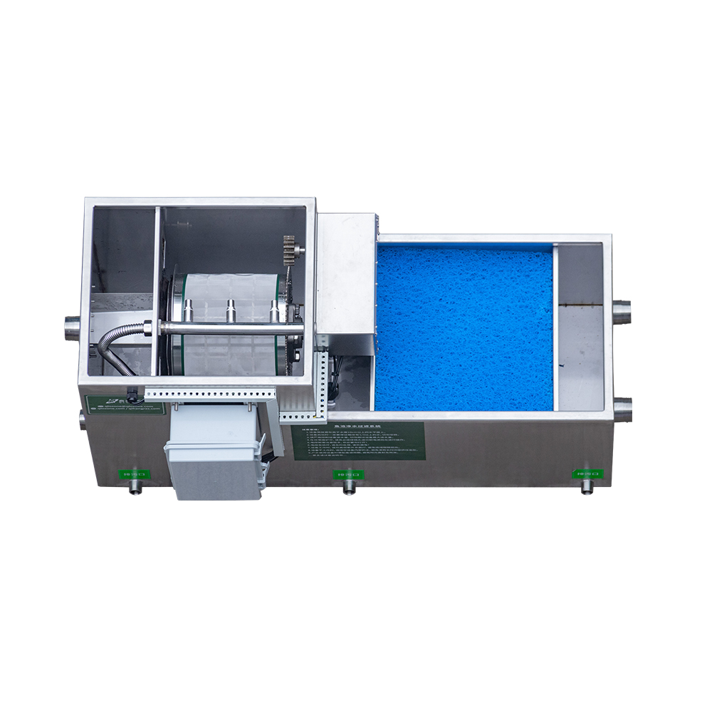 Stainless Steel Combi Drum Filter Half automatic koi pond filtration equipment