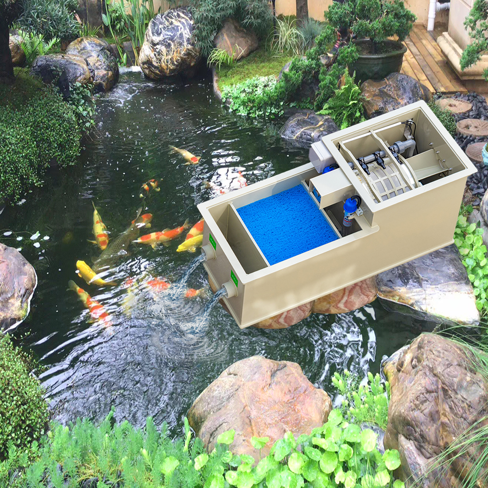 Combi Drum Filter Half automatic koi pond filtration equipment