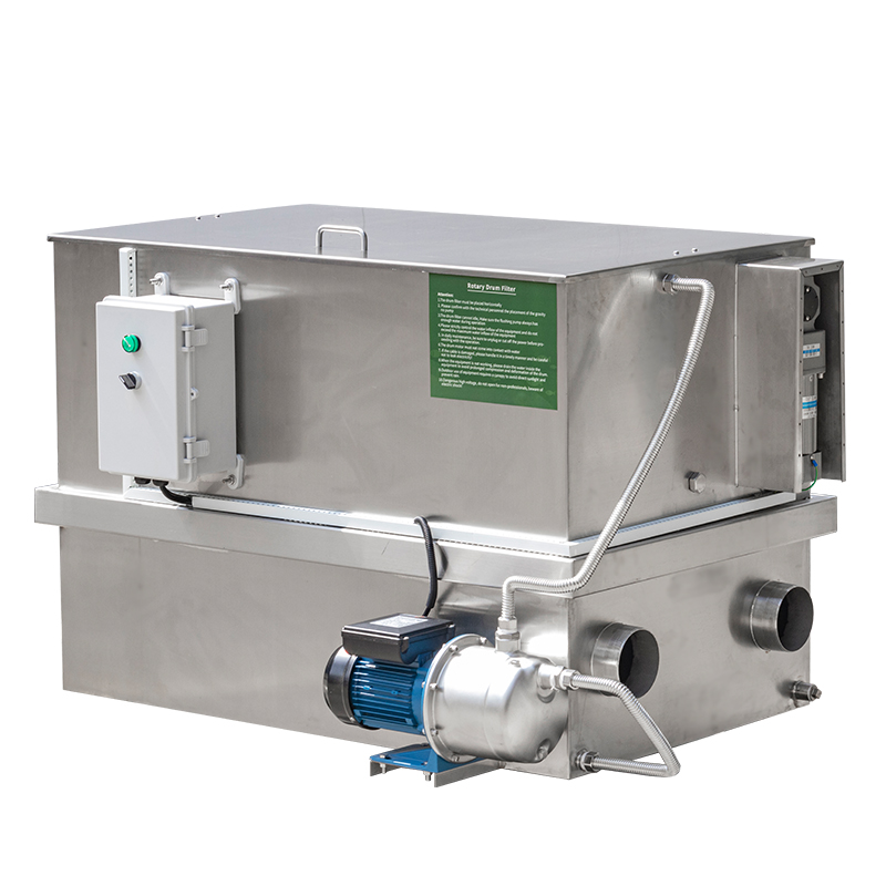 50m3/h-200m3/h Stainless Steel Rotary Drum Filter