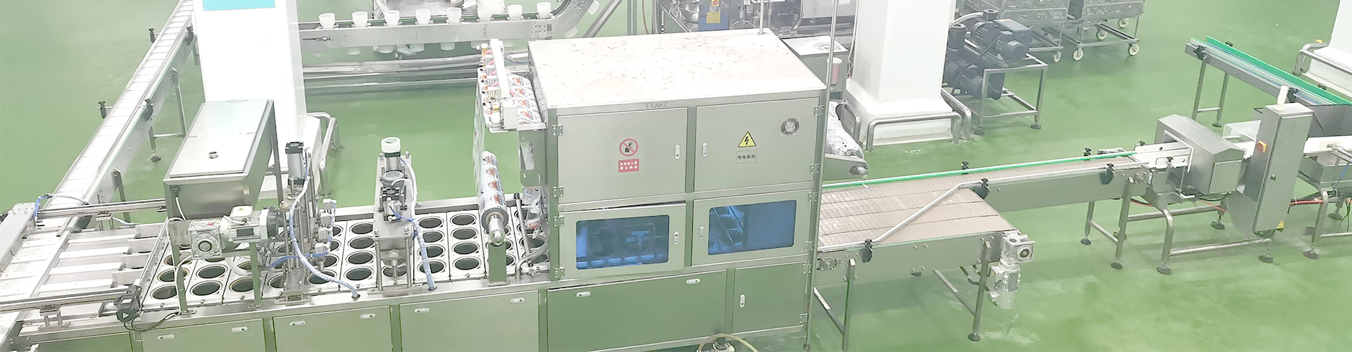 automatic rotary type aluminum tray filling and sealing machine for minced meat141-0