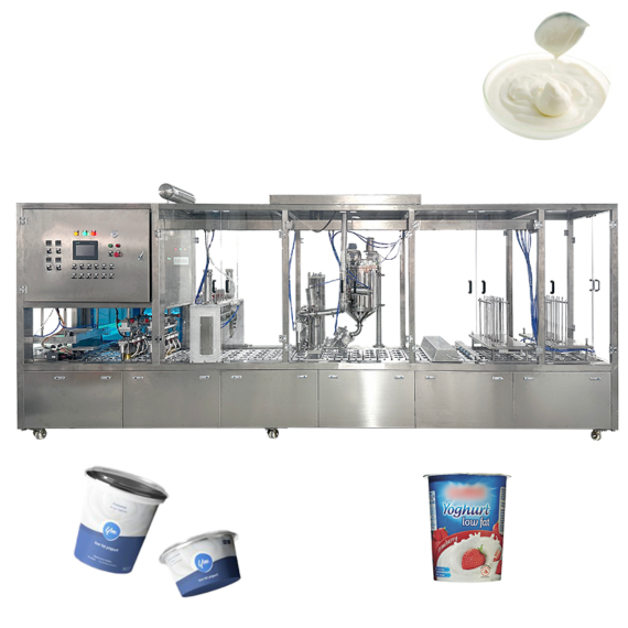 Factory Specials Cup Sealing Machine Yoghurt Filling Machine Packaging Machine For Yogurt Cups