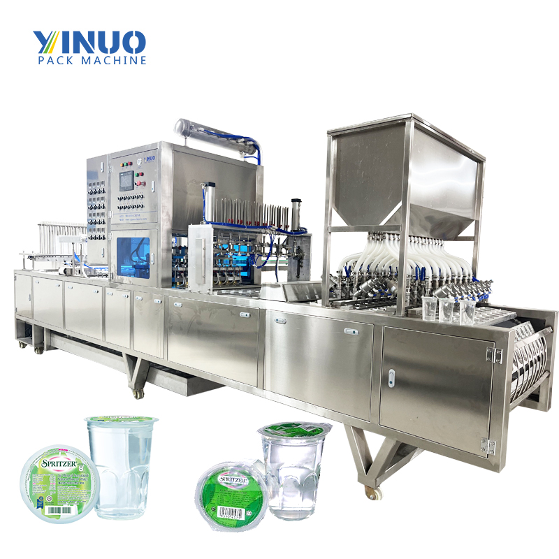 Industrial Automatic High Speed Water Cup Filling And Sealing Machine Plastic Cup Packaging Machine 