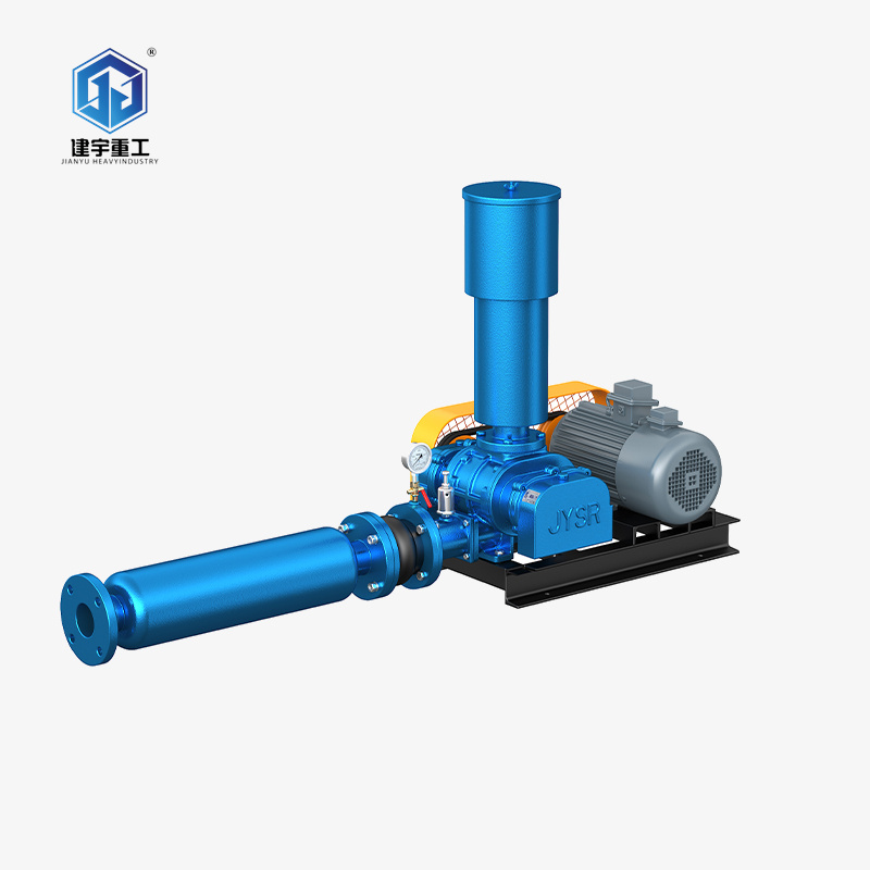 เครื่องเป่าสามแฉกแบบรูทส์สำหรับลำเลียงลมใช้สำหรับท่อหมุนเวียน