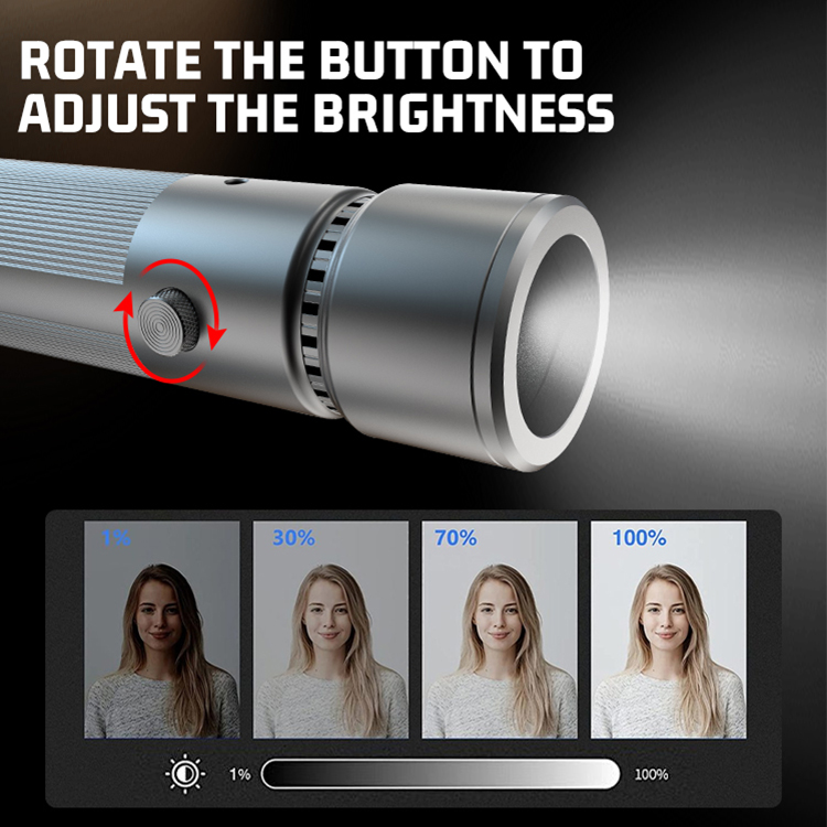4 Işık Rengi ile 1/4" Dişli Kamera Flaş Işığı, 4600 mAh, 25 W Mini Şarj Edilebilir Ortam Fotoğrafçılığı Aydınlatması