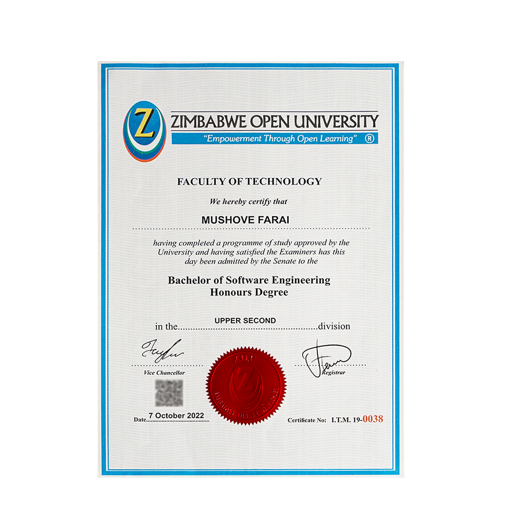 Papye Sètifika Diplom Antikontrafason pou Kolej