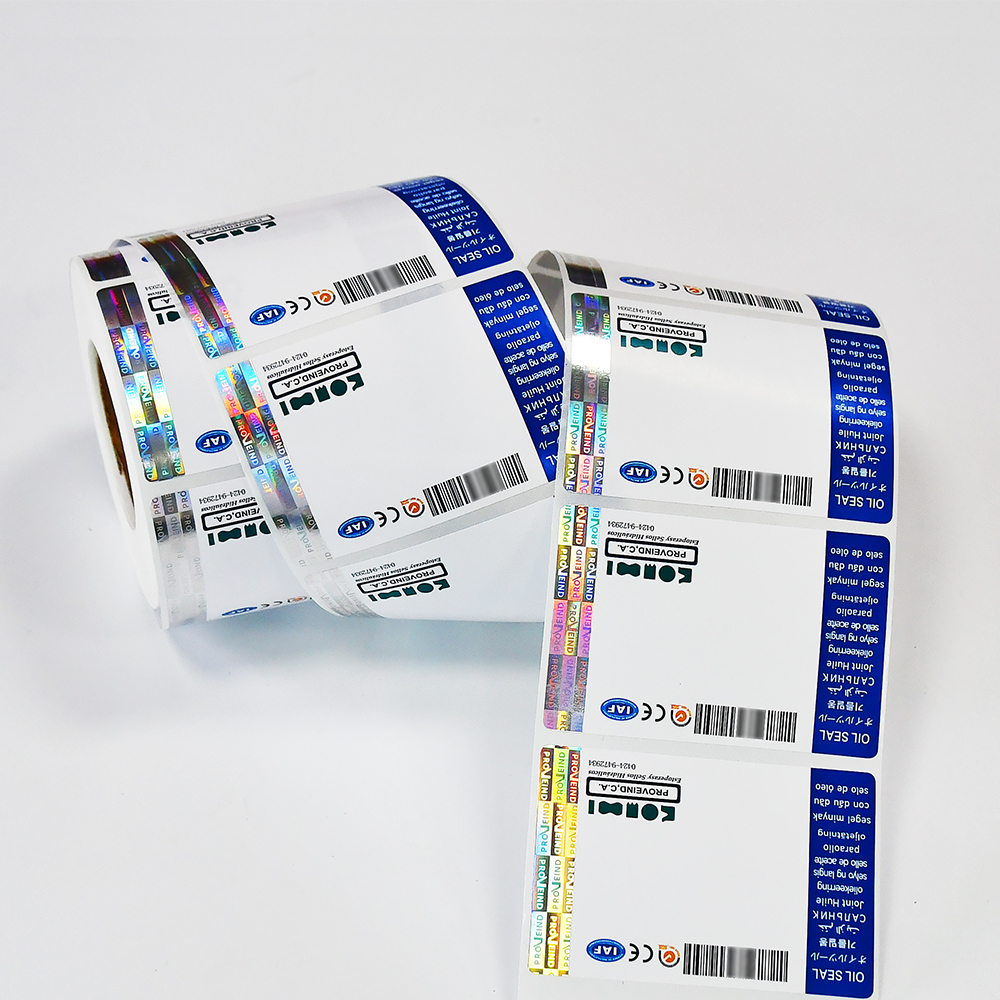 Laser Hot Stamping Hologram Stickers – Holographic Foil Security Labels for Brand Protection