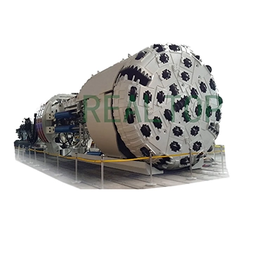 Full face tunnel boring machine in rock condition