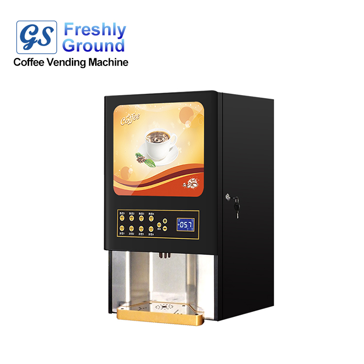 دستگاه صاف کننده مشروبات گرم و سرد تجاری GBS204 برای داخل خانه شامل قهوه، شکلات و چای شیری