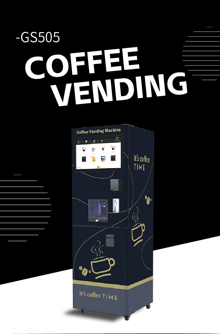 GS505 Instant Coffee and Protein Shake Maker - 45 Seconds Quick Brewing for Busy Workplaces