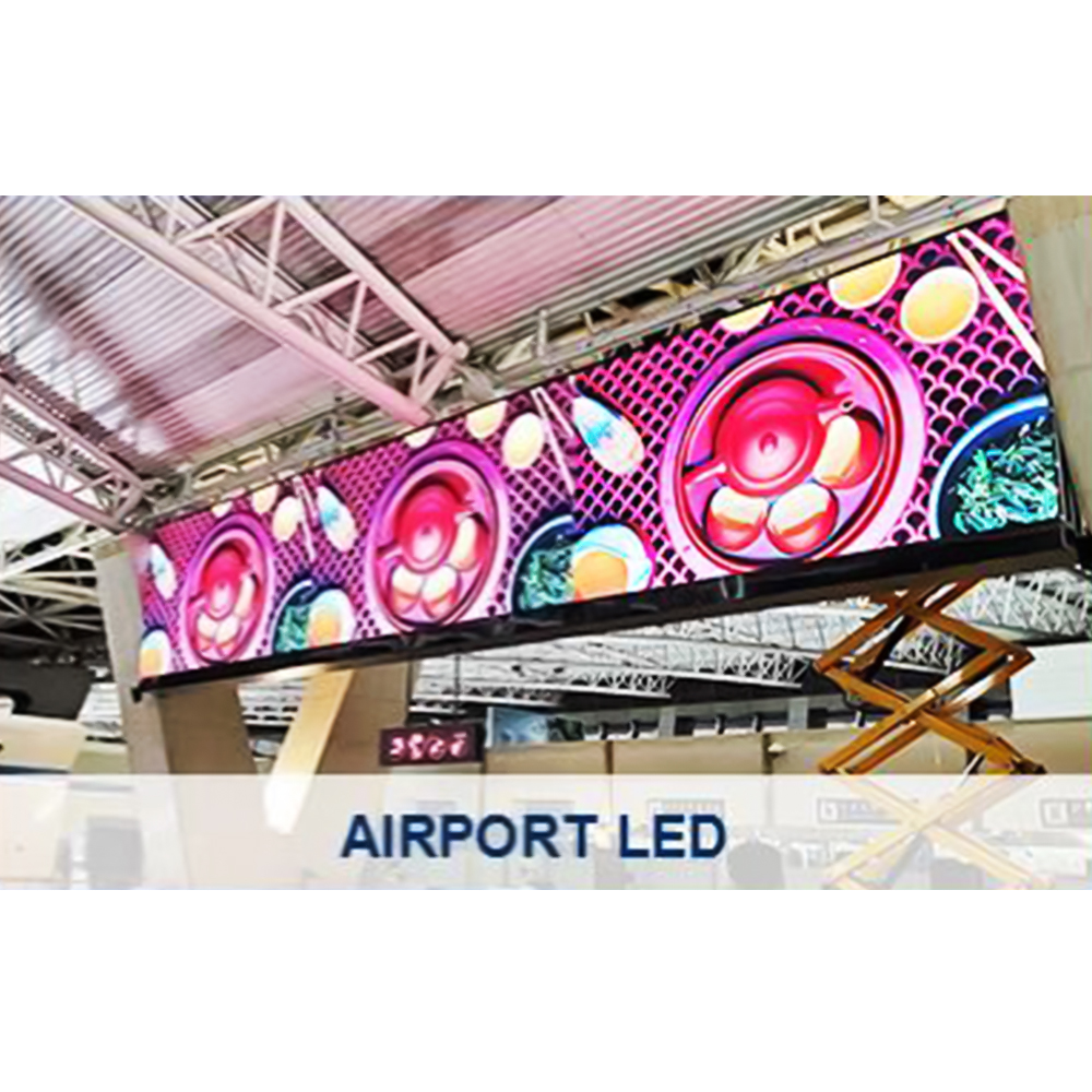 פרויקט מסכי LED בשדה התעופה בצרפת