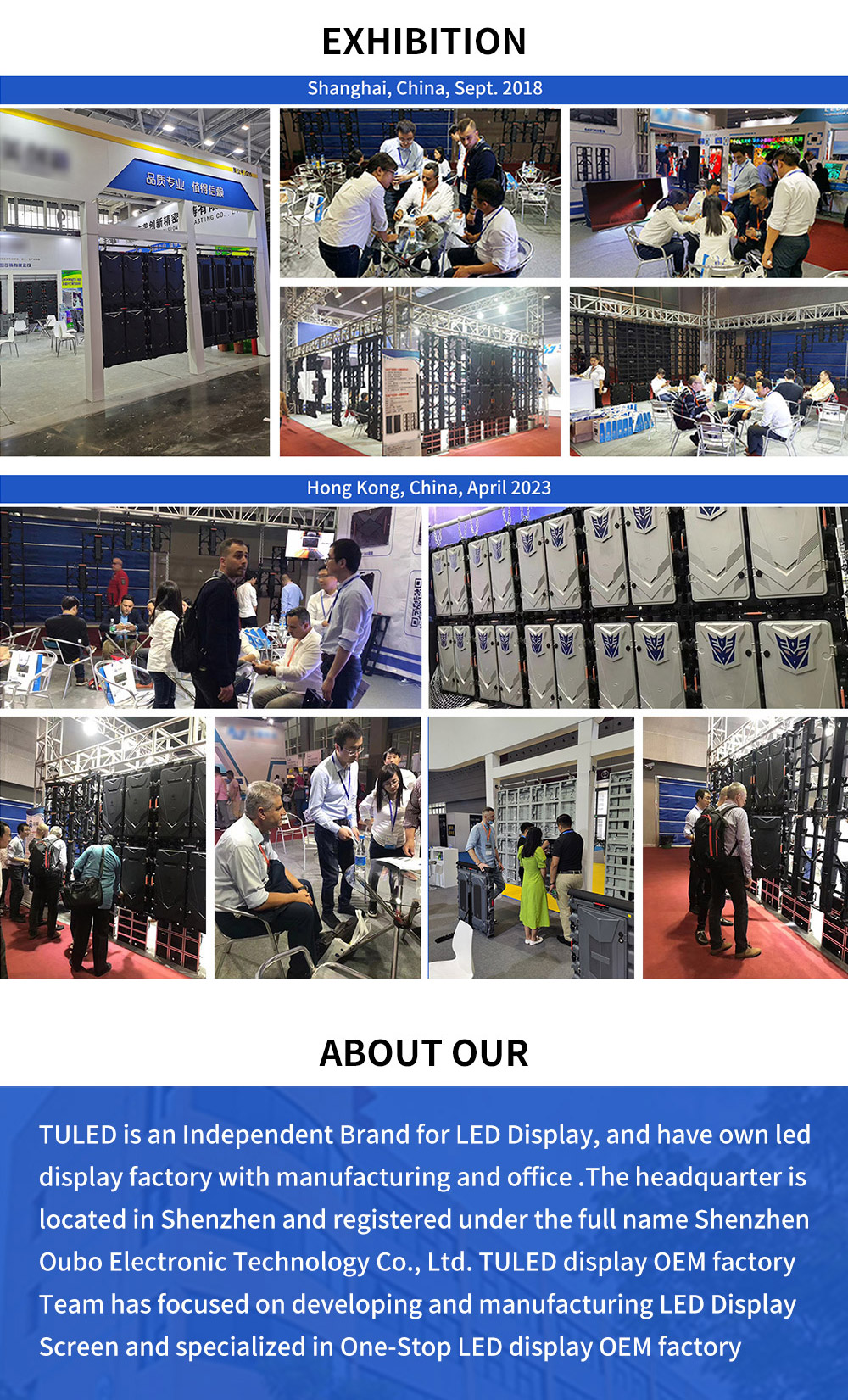 LED screen factory