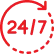 תמיכה 24/7