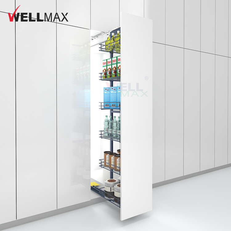 WELLMAX نکال دیں پینٹری رابطہ کابینٹ تنظیم کار 6-لاير بلند لارڈر یونٹ ڈرافٹ بسکٹ