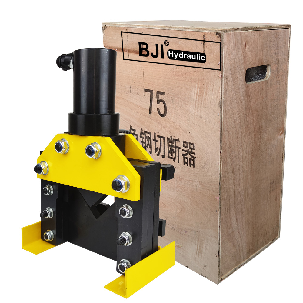 CAC-75 Pemotong Besi Siku Hidrolik untuk Memotong Batang Besi Siku 75*75*6mm
