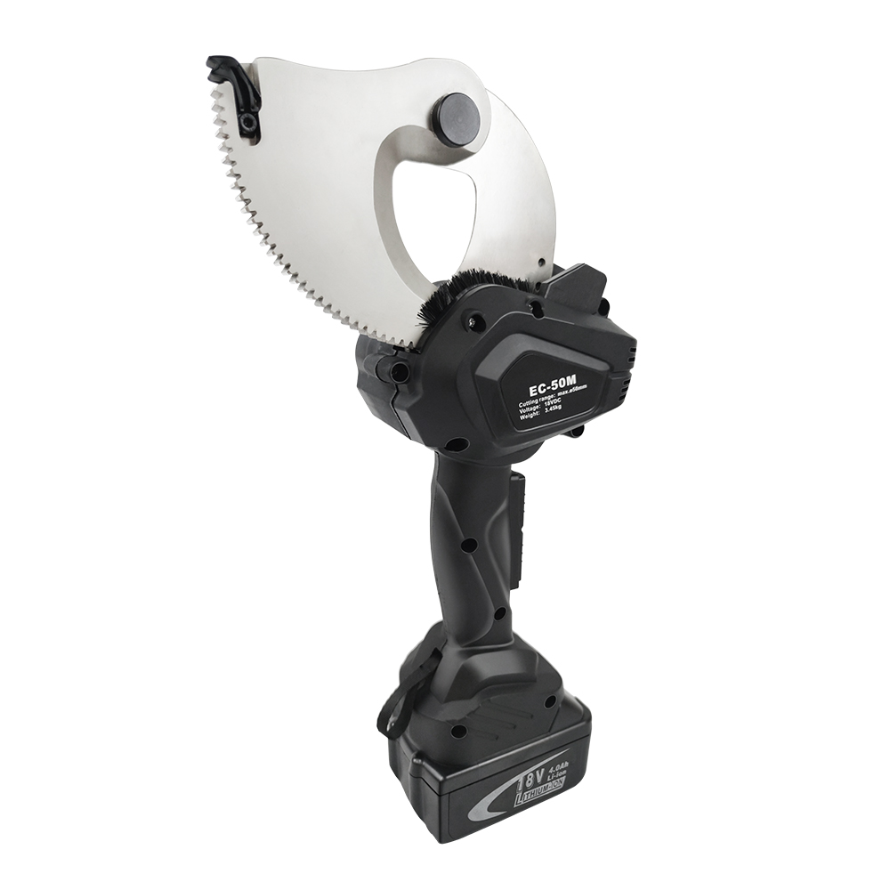 EC-50M battery-powered electric ratchet cable cutter for armored cable ACSR