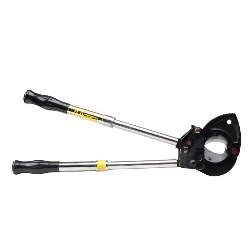 J30 Asan işlədilən Polad Manual Ratchet Kabel Kəsicisi Naqil