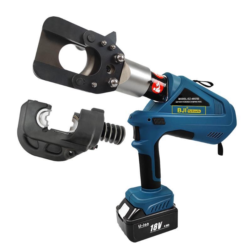 EZ-400/55 Рязане и опресоване 2 в 1 Хидравличен инструмент с електрическо захранване от батерия